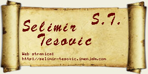 Selimir Tešović vizit kartica